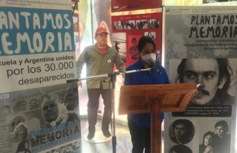 Argentina. Recordaron en la Embajada bolivariana a los venezolanos detenidos-desaparecidos por la dictadura militar