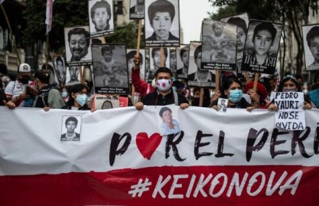 Perú. Auténtico Plebiscito en las calles contra Keiko Fujimori: cientos de miles en todo el país repudiaron a la rival de Pedro Castillo