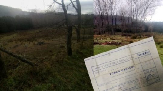 Nación Mapuche. Comunidad Tomas Cañicul denunció fraudulento apropiamiento de sus tierras por particulares a través de engaños