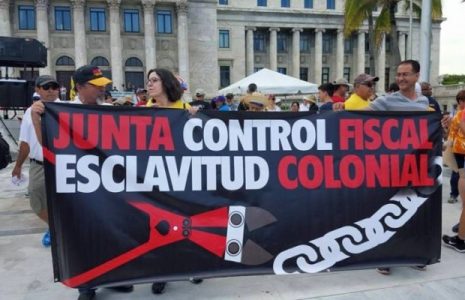 Puerto Rico. Con la consigna «Se acabaron las promesas» convocan marcha contra la Junta de Control Fiscal, organismo colonial de imposición