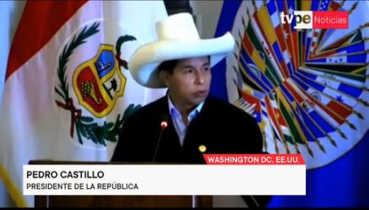 Perú. Pedro Castillo en la OEA: “No somos comunistas, no hemos venido a expropiar a nadie” (video completo)