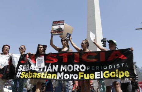 Argentina. Presentación oficial de la campaña Internacional Justicia por Sebastián Moro