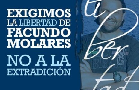 Nuestramérica. ALBA Movimientos se manifiesta en solidaridad con Facundo Molares y pide al gobierno argentino que no lo extradite a Colombia