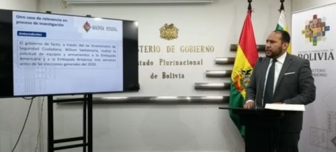 Bolivia. Gobierno revela que régimen de Áñez pidió armamento a EEUU y Gran Bretaña semanas antes de la victoria electoral de Luis Arce