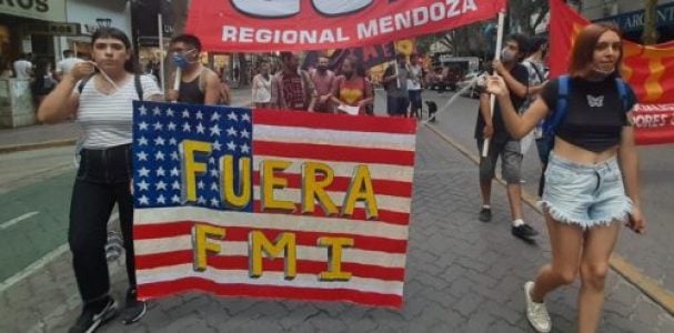 Argentina. En Mendoza también se repitió la marcha de repudio al FMI