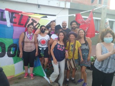 Cultura. El Frente Cultural Che Adelita y Las Domitilas en inauguración de mural en el Barrio Observatorio, de Córdoba
