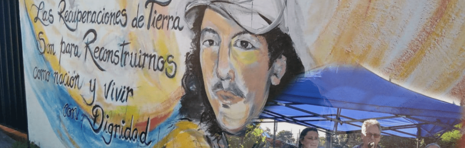 Nación Mapuche. Mural y actividad por Matías Catrileo Quezada en Temuco