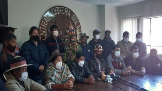 Bolivia. Central Obrera advierte estar contra postergación de elecciones