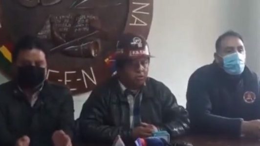 Bolivia. Central Obrera convoca a marcha en apoyo a la
