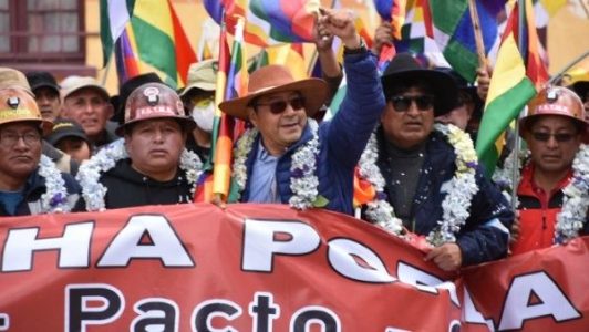 Bolivia. Luis Arce exhorta a defender la constitucionalidad