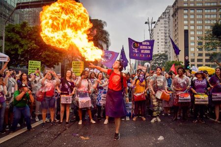 Brasil 8M. Contra Bolsonaro, por Marielle y por la vida,  miles de mujeres marcharon en todo el país