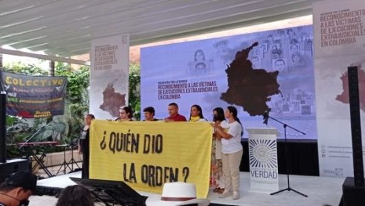 Colombia. Víctimas repudian ejecuciones extrajudiciales