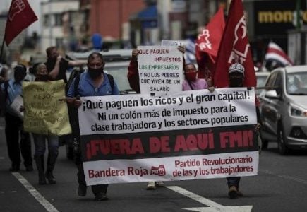 Costa Rica. Alvarado rechaza dialogar con opositores al acuerdo con