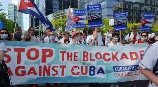 Estados Unidos. Bloqueo ilegal contra Cuba viola derechos internacionales