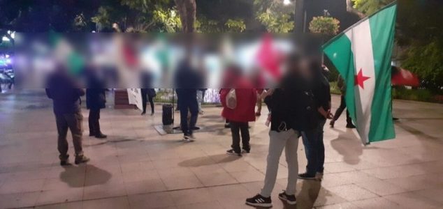 La Almería obrera sale a la calle contra la represión en Cádiz