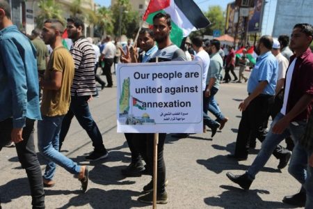 Miles de palestinos marcharon contra los planes sionistas de anexión – La otra Andalucía