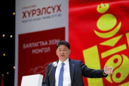Mongolia. Ukhnaa Khurelsukh, candidato del Partido Popular Mongol, gana las