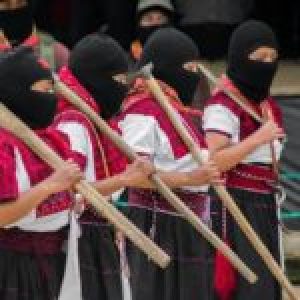 México. “No necesitamos permiso para luchar por la vida”: mujeres zapatistas se unen al paro del #9M