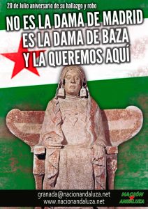 Nación Andaluza ante el 50º aniversario del hallazgo y usurpación de la Dama de Baza