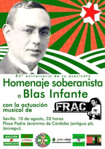 Nación andaluza en el 85º aniversario del asesinato de Blas Infante