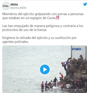 Organizaciones de DD HH denuncian las expulsiones colectivas en Ceuta