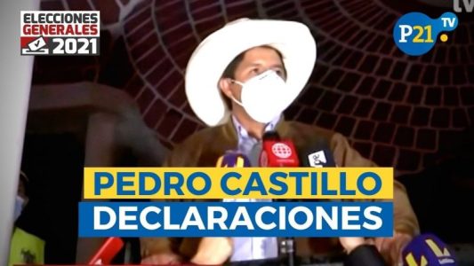 Perú: Discurso tras la victoria del candidato radical y popular Pedro Castillo (vídeo)