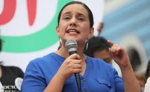 Perú. El partido de Verónika Mendoza anuncia su apoyo a
