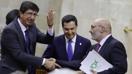 Todas las fuerzas del Parlamento (Vox, PP, C’s,PSOE y AA) acuerdan crear unos nuevos “pactos de Antequera” – La otra Andalucía